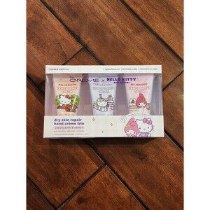 New The Crème Shop X Hello Kitty & Friends Dry Skin Repair Cream Set Limited Ed